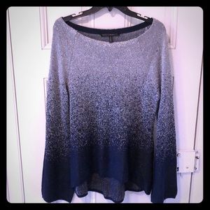 Navy & Silver Sparkle Sweater